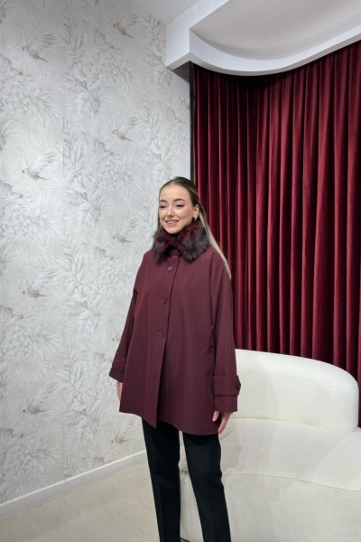 BBC ADRİN TRENÇKOT - BORDO