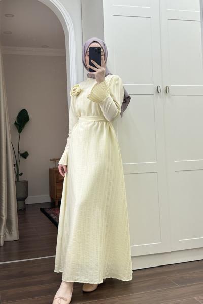 Bbc Ahes Elbise - Sarı