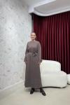 BBC AİSHA ELBİSE - KAHVE