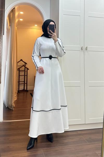 BBC ALEN ELBİSE - BEYAZ