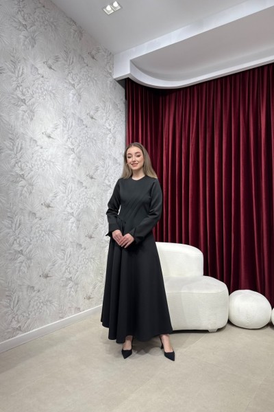 BBC ALİNA ELBİSE - SİYAH