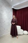 BBC ALİNA ELBİSE - BORDO