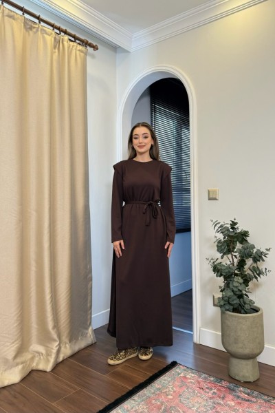 BBC ALLER ELBİSE - KAHVE