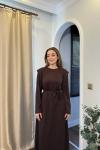 BBC ALLER ELBİSE - KAHVE