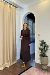 BBC ALLER ELBİSE - KAHVE
