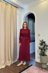 BBC ALLER ELBİSE - BORDO