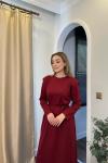 BBC ALLER ELBİSE - BORDO