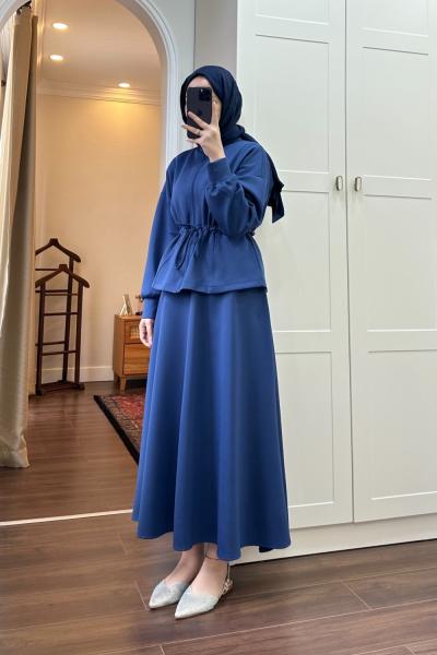 BBC ALYA ETEKLİ TAKIM - SAKS MAVİSİ