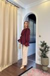 BBC ALYCE GÖMLEK - BORDO