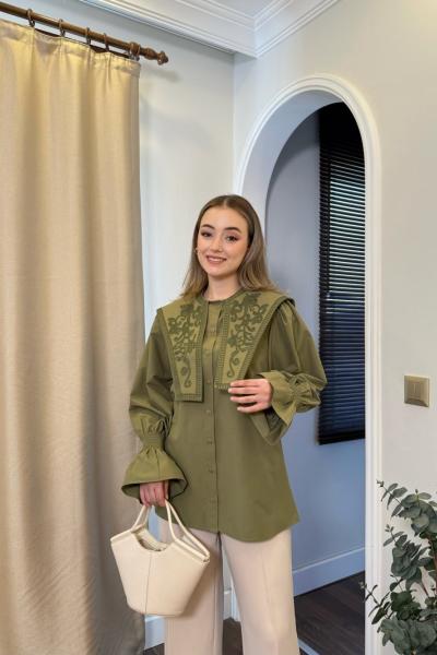 BBC ALYCE GÖMLEK - YEŞİL