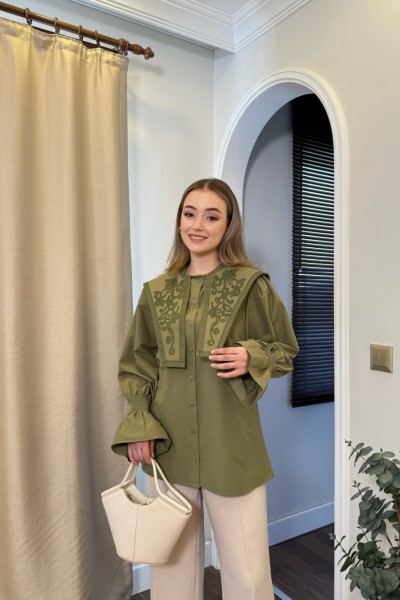 BBC ALYCE GÖMLEK - YEŞİL