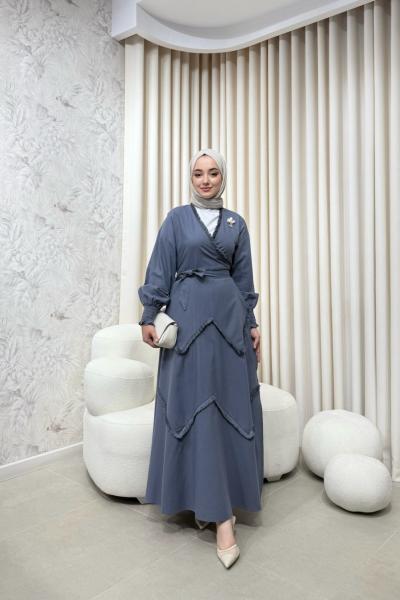 BBC AMARA ELBİSE - İNDİGO