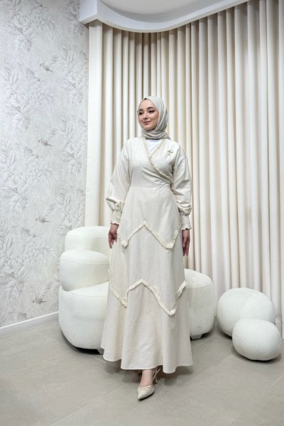 BBC AMARA ELBİSE - BEJ