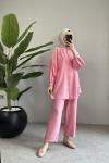 Bbc Arya Pantolonlu Takım - Pembe