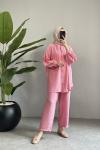 Bbc Arya Pantolonlu Takım - Pembe