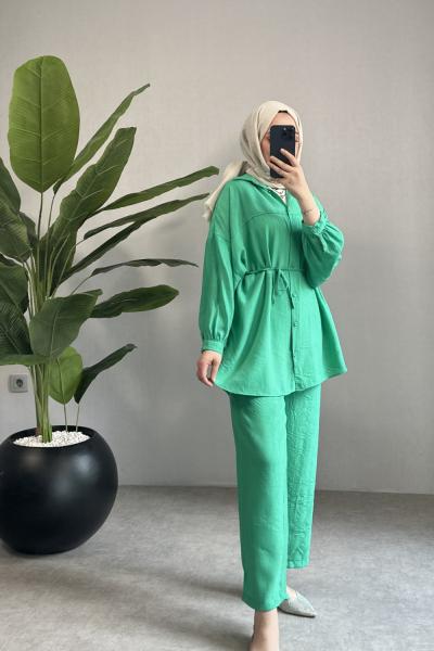 BBC ARYA PANTOLONLU TAKIM - BENETTON YEŞİLİ