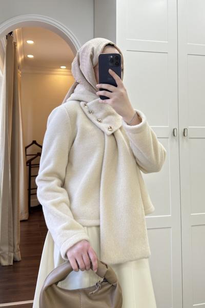 BBC ATKILI KAŞE CEKET - EKRU