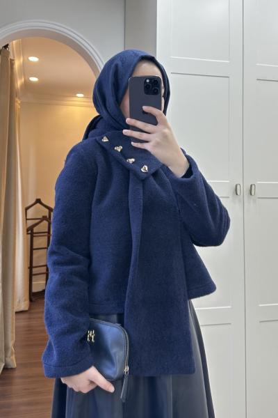 BBC ATKILI KAŞE CEKET - LACİVERT