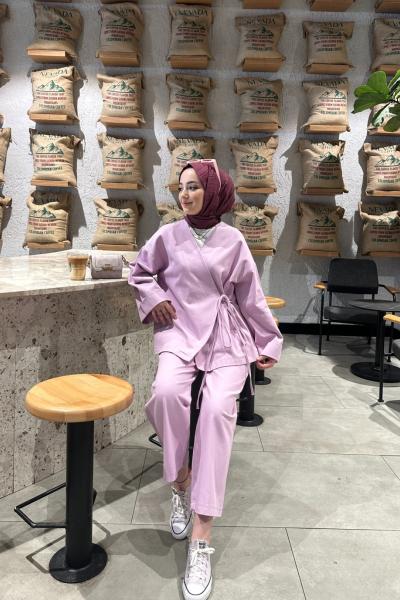 BBC BAĞLAMA DETAYLI TAKIM - LİLA