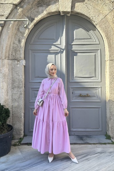 BBC BELLA ELBİSE - PEMBE