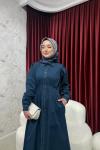 BBC BELLE ELBİSE - LACİVERT