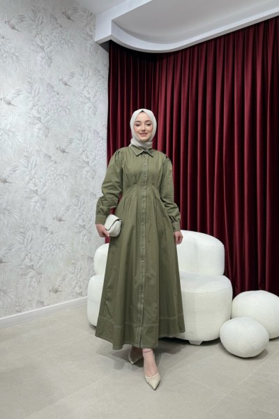 BBC BELLE ELBİSE - YEŞİL