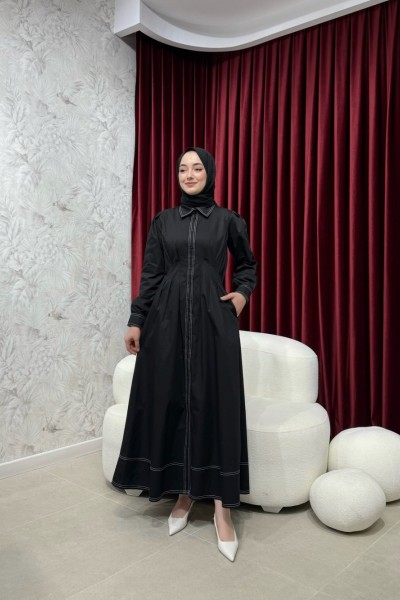 BBC BELLE ELBİSE - SİYAH