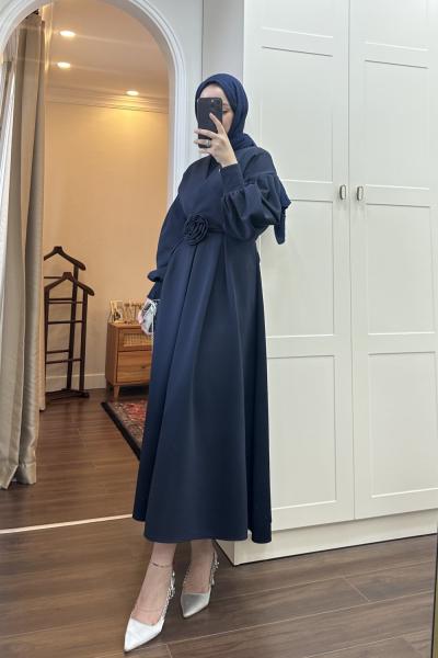 BBC BENOİT ELBİSE - LACİVERT