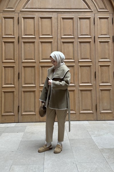 BBC BİYELİ KAŞE KABAN - YEŞİL