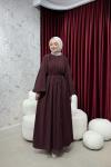BBC BLANCA ELBİSE - BORDO