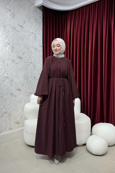 BBC BLANCA ELBİSE - BORDO
