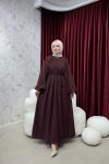 BBC BLANCA ELBİSE - BORDO