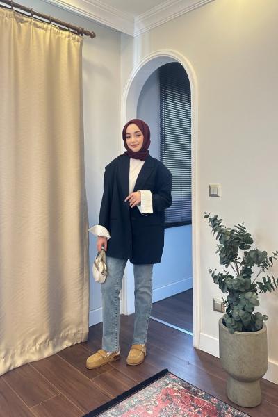 BBC BLAZER ZR CEKET - LACİVERT