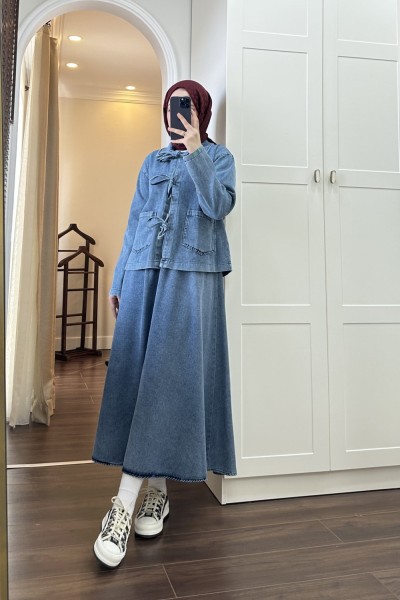 BBC BLOOM DENİM TAKIM - MAVİ