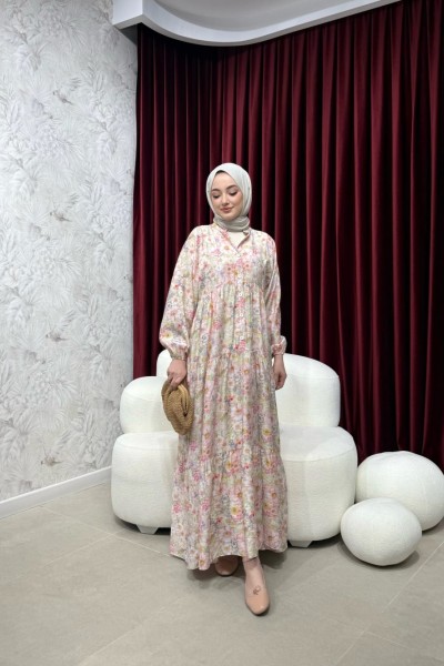 BBC BLOSSOM ELBİSE - PEMBE