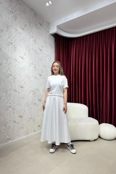 BBC BRİCE SCUBA ETEK - BEYAZ