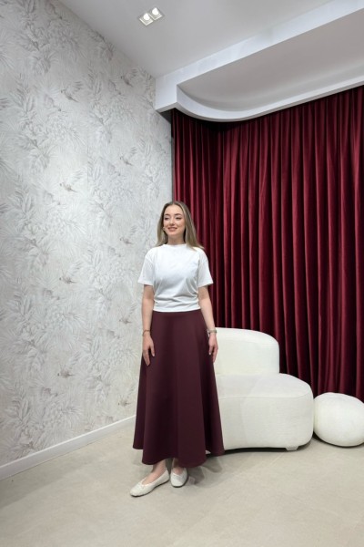 BBC BRİCE SCUBA ETEK - BORDO