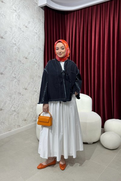 BBC CAİRO ETEK - BEYAZ