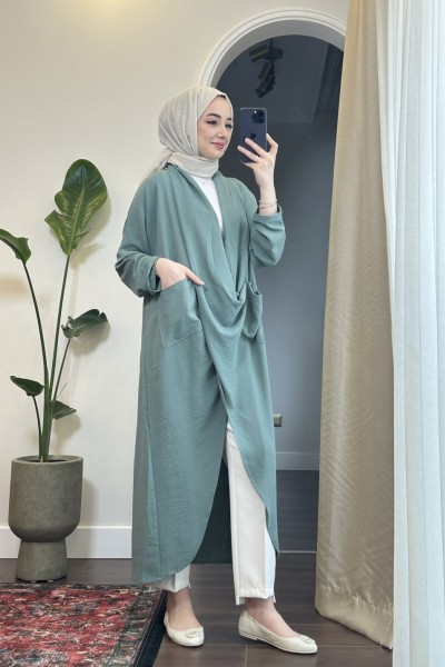 Bbc Çapraz Tunik - Mint Yeşili