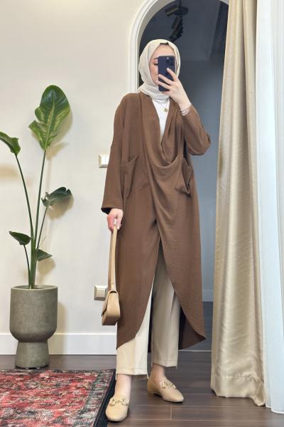 Bbc Çapraz Tunik - Kahverengi