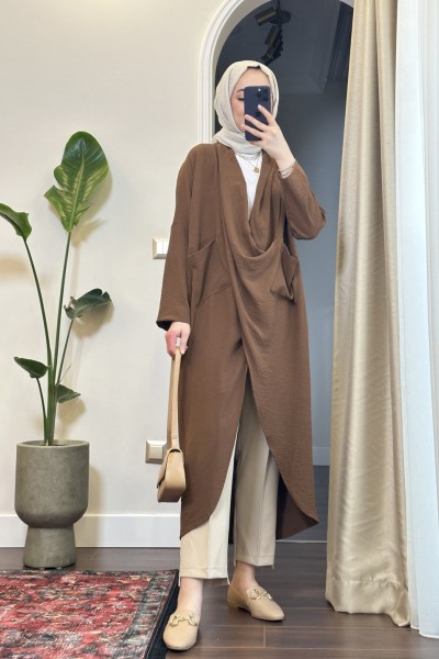 Bbc Çapraz Tunik - Kahverengi