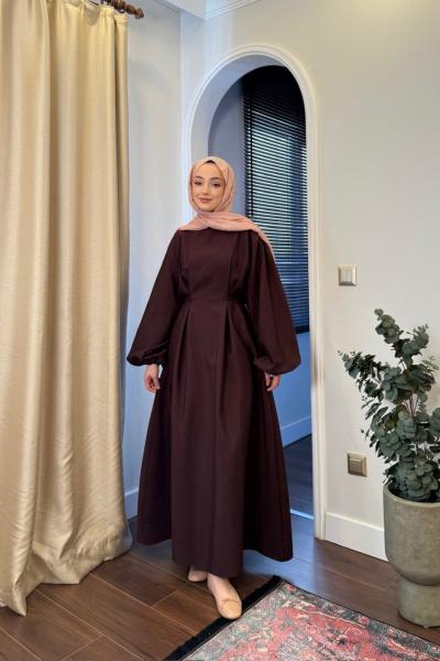 BBC CAROLİN ELBİSE - MÜRDÜM