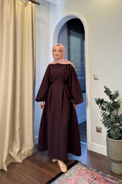 BBC CAROLİN ELBİSE - MÜRDÜM