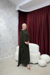 BBC CHRISTINA ELBİSE - KAHVE