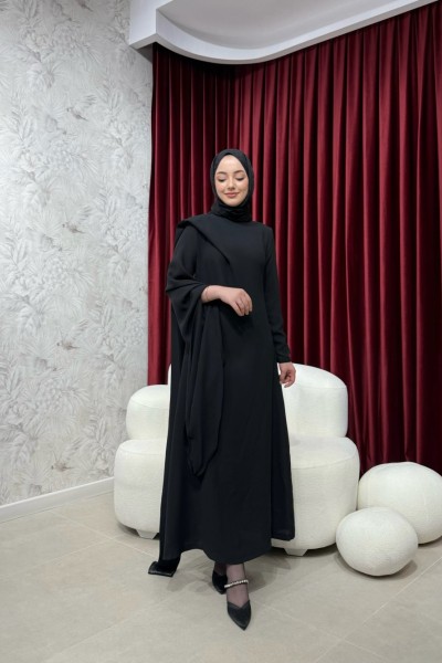 BBC CHRISTINA ELBİSE - SİYAH