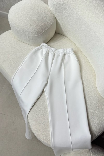 BBC ÇIMALI SCUBA PANTOLON - EKRU