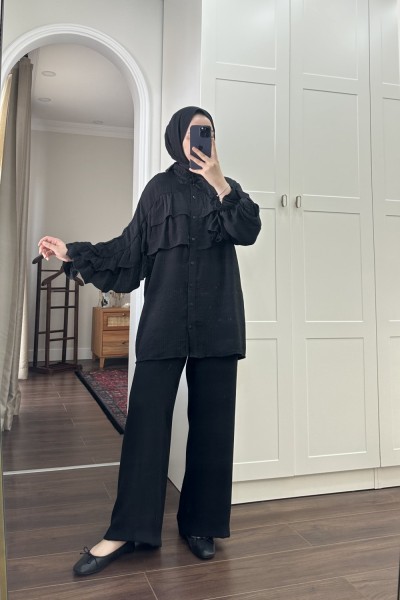 BBC CINDY PANTOLONLU TAKIM - SİYAH