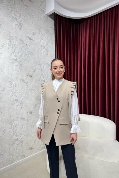 BBC CLAİRE YELEK - TAŞ