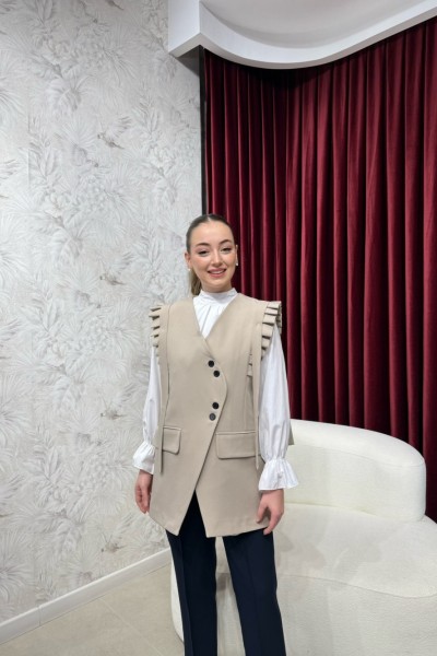 BBC CLAİRE YELEK - TAŞ