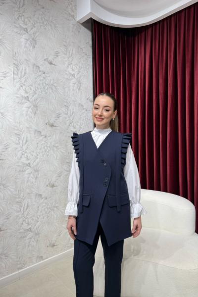 BBC CLAİRE YELEK - LACİVERT